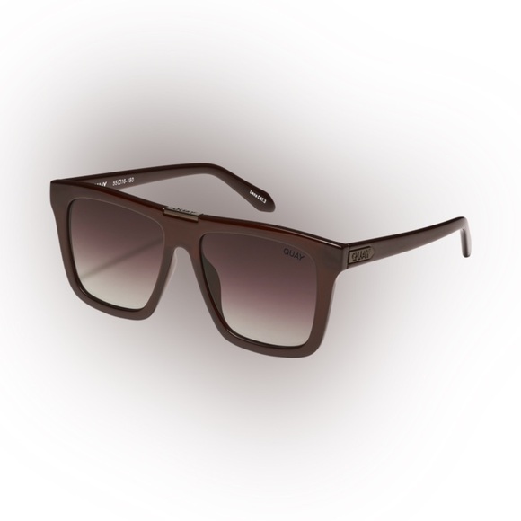 Quay Name Drop Chocolate/Dark Chocolate Sunglasses | NEW/NWT!! ?☀️?️ main image 6
